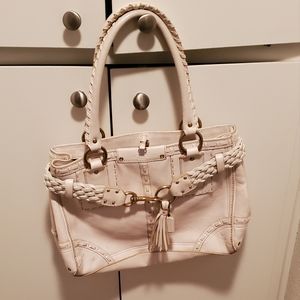 White COACH Genuine Leather bag